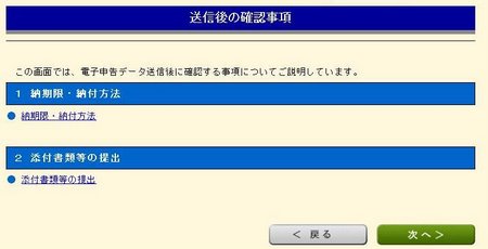 30送信後の確認事項 30送信後の確認事項