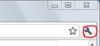 Chrome設定アイコン Chrome設定アイコン